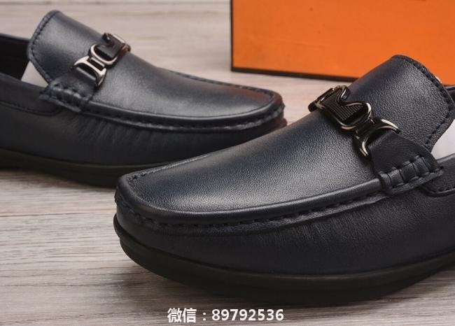 lv【爱马仕顶级代工男士2019香港专柜同步发售豆豆鞋