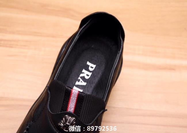 lv高质量 最高版本 强力推荐 PRADA 男士修脚休闲皮鞋
