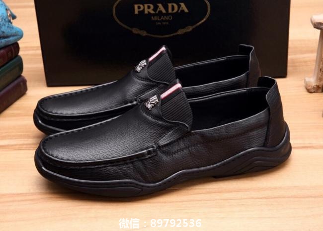 lv高质量 最高版本 强力推荐 PRADA 男士修脚休闲皮鞋
