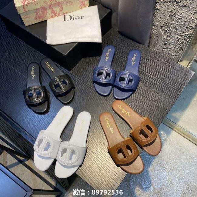 lv  Dior字母拖鞋
