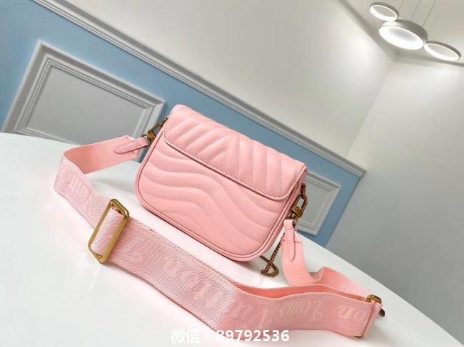 lv顶级原单 M56466粉色 Multi Pochette New Wave手袋