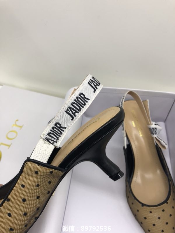 lv  巴黎代购Dior迪奥后绑带高跟鞋