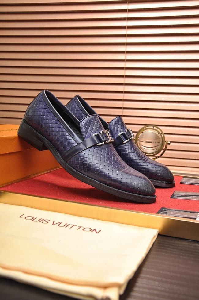 lv工厂【LV】（全羊皮内里）最新真皮商务西装鞋