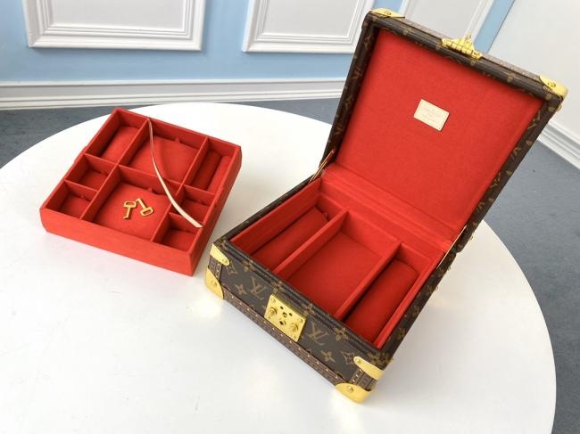 lv120 顶级原单 M44185红色首饰盒 珠宝盒重磅推出 总觉得自己找不到适合的首饰盒