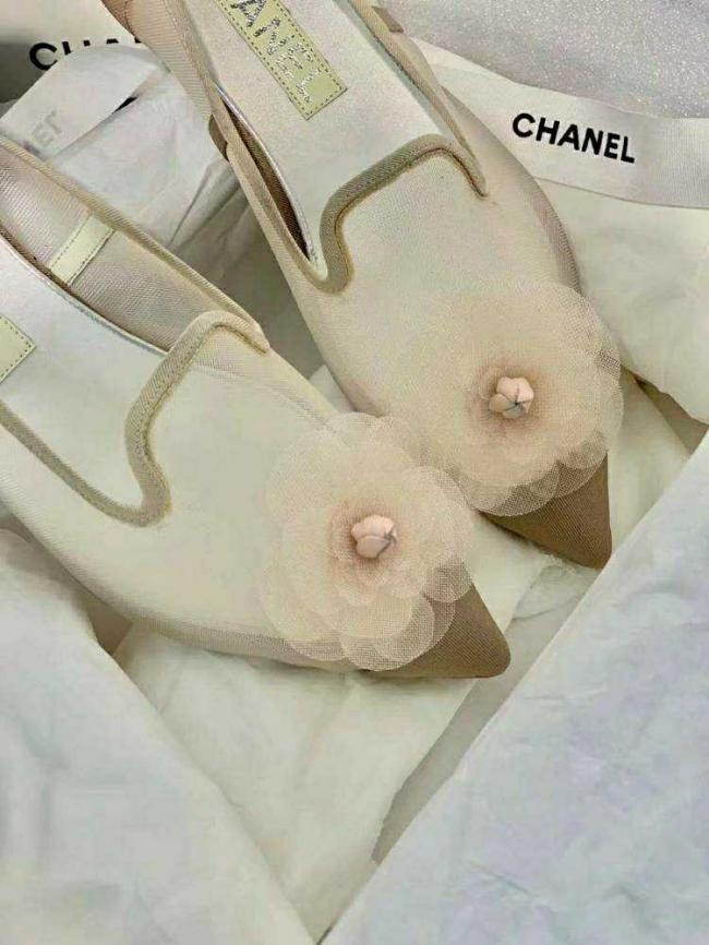 lv  Chanel 】2019最新专柜同步网纱单鞋