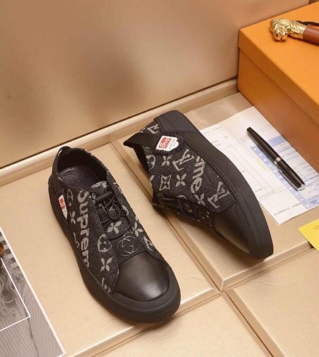 lv……新品 Louis Vuitton 男士GRENELLE翼纹鞋