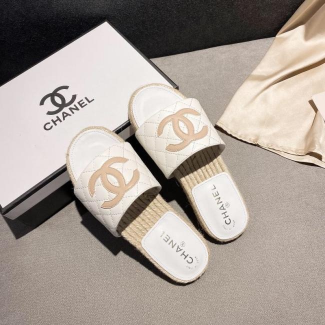 lv  香奈儿 这个夏天有的美啦 Chanel 2020ss顶级系列草编拖鞋