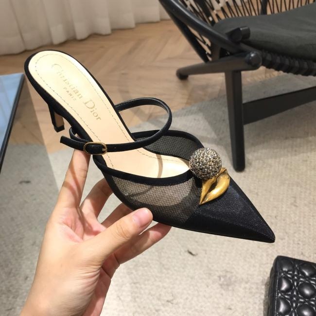 lv   Dior Surreal-D珠罗纱凉鞋