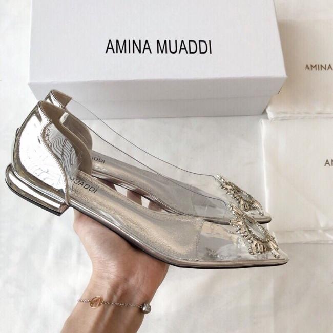 lv【AMINA MUADDI】透明性感女鞋