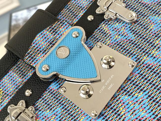 lv顶级原单 M55512 蓝色盒子PETITE MALLE 手袋