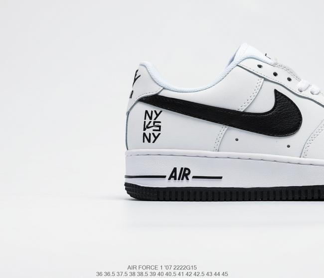 lv耐克Nike Air Force 1 Utility White BLACK Low 空军一号低帮运动休闲板鞋