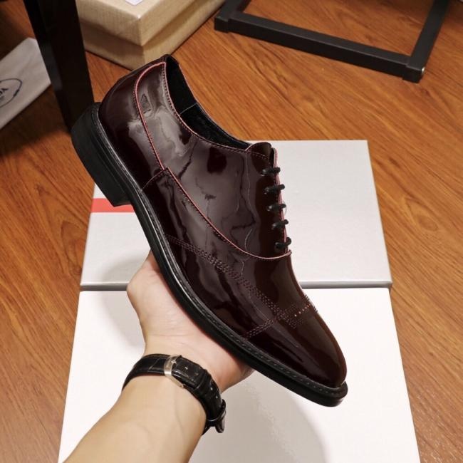 lv工厂支持年后退换【普拉达】（高端牛皮内里）最新真皮商务西装鞋