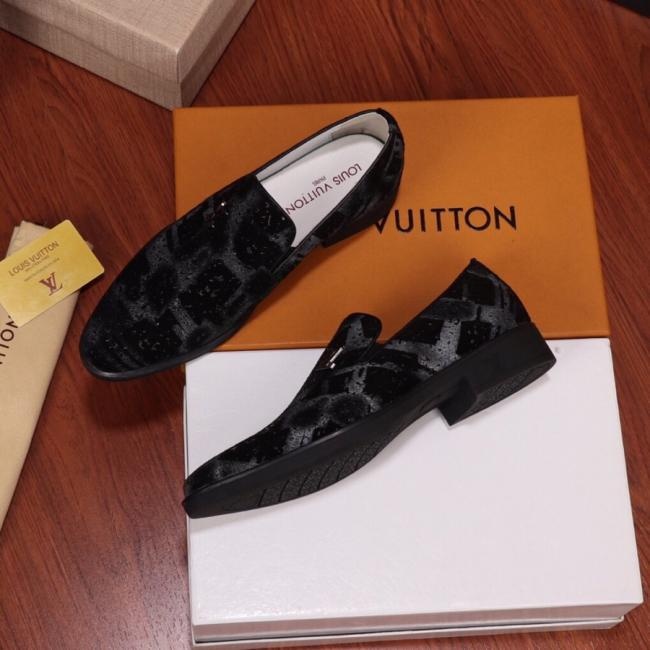 lv工厂【LV】（全高端牛内里）LV最新真皮商务西装鞋