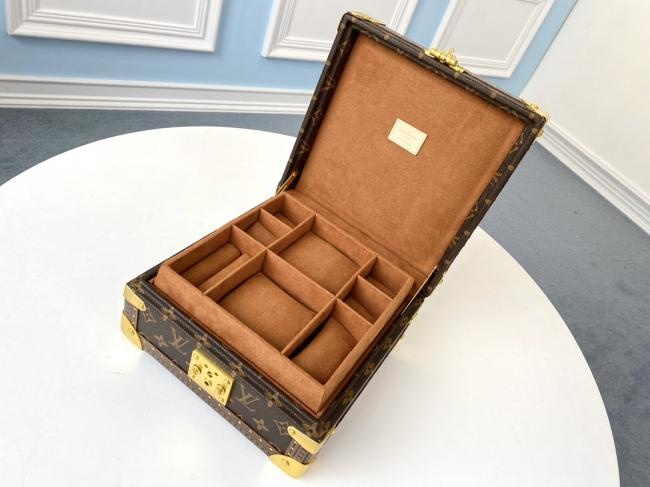 lv120 顶级原单 M44185棕色首饰盒 珠宝盒重磅推出 总觉得自己找不到适合的首饰盒