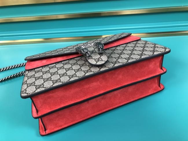 Gucci 4033新款牛皮大红色专柜包装