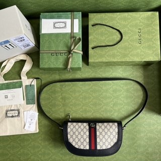 Gucci Meo Vintage 6740斜挎包，原厂绿色包装，经典复古百搭款式