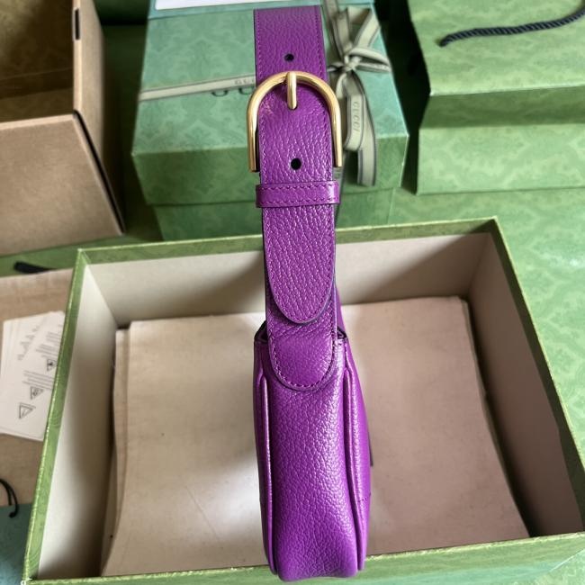 GG新款肩背包7390 Cosmogonie系列紫色原厂皮，意大利设计