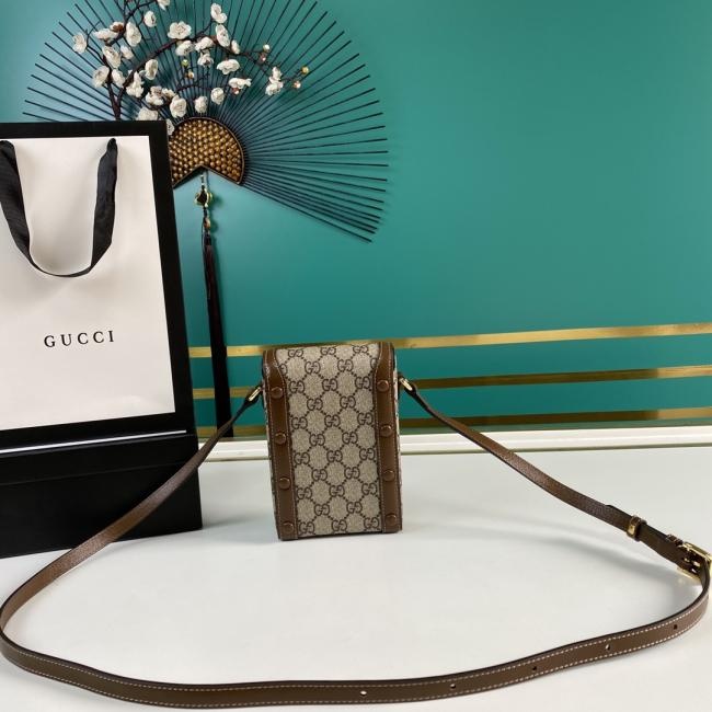 Gucci 625615 PVC牛皮包，古驰新款高品质专柜包装