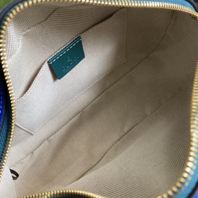 GG Marmont 447632藏蓝绿全皮包，美包收了吗？