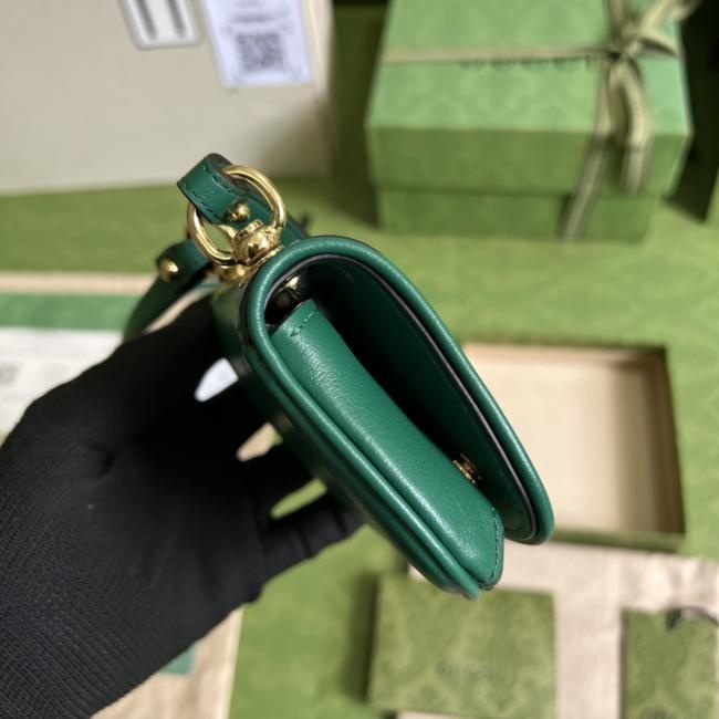 GG迷你手袋698635 古驰爱的进行曲绿盒包装时装系列