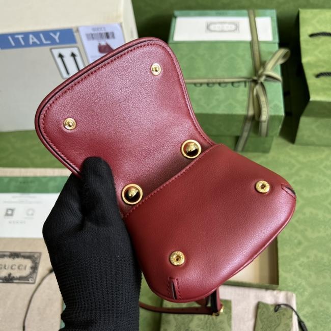 GG Gucci 迷你手袋 698635 爱的进行曲系列原厂皮革