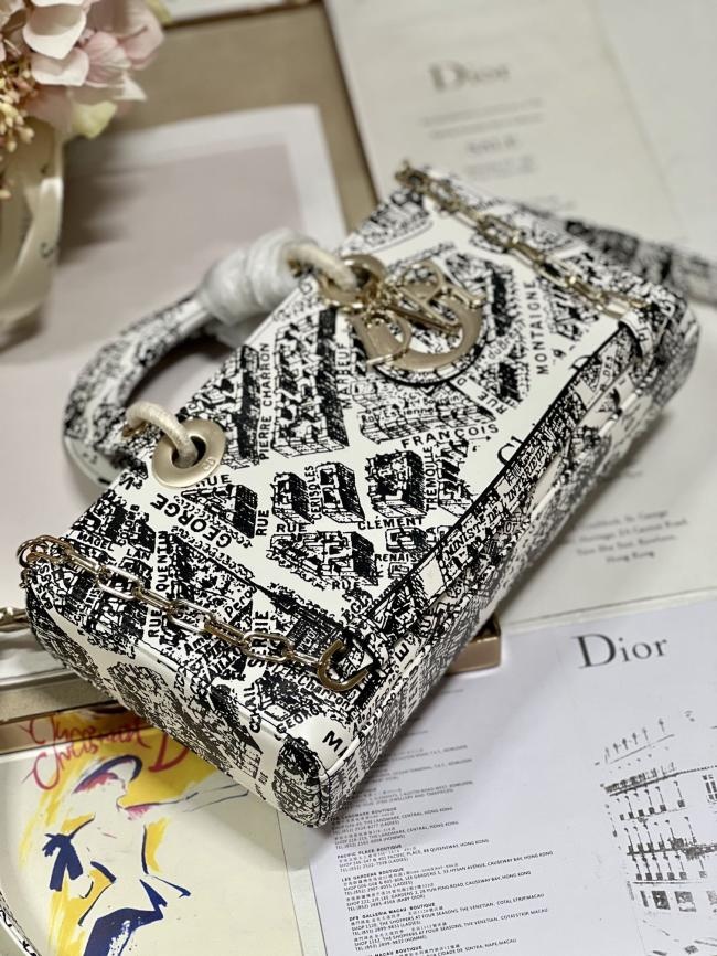 Dior Lady D-Joy包包 9031 时尚巴黎设计，白色小牛皮款式
