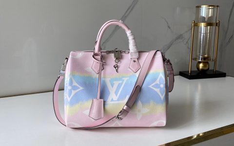 lvM45123粉色SPEEDY BANDOULIÈRE 30 手袋
