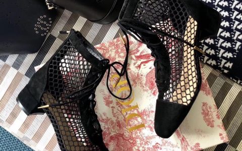 lv最新2019/Dior特殊网面绑带罗马靴法国购入原版复制 市场唯一对版的3D拉架针织网 韧性强度和针织手法完全一致！！拒绝市面上矮短挫的鞋