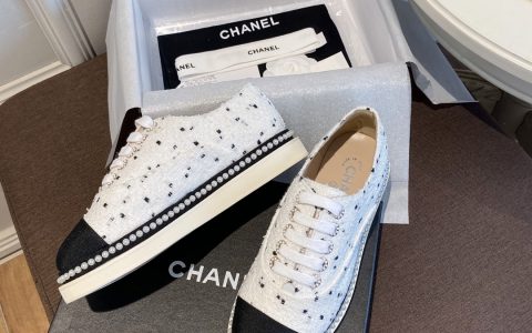 lv   高版本原版品质Chanel香奈儿 珍珠系列休闲鞋