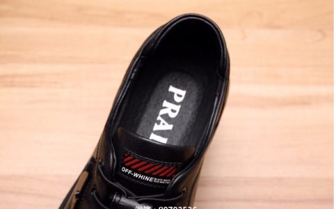 lv最高版本 高质量 真材实料  PRADA 男士修脚休闲皮鞋